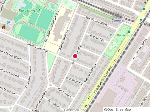 Location of Jacques Lacroix Constr General at 2897 avenue Douglas, Montréal