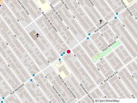 Location of Jacques Rioux at 1-3660 Rue Monselet, Montreal-Nord