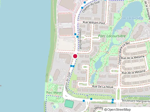 Location of Jardin de l'Ile at 303 du Golf Ch, Verdun