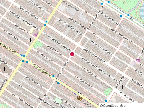 Location of Jardin de Panos at 521 avenue Duluth E, Montréal