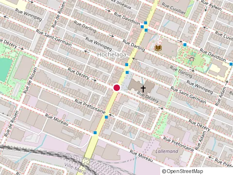 Location of Jasmin Morin - Re/Max at 3193 Ontario St E, Montréal