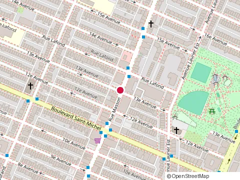 Location of Jazzlab Orchestra at 5443 13 Avenue, Montréal