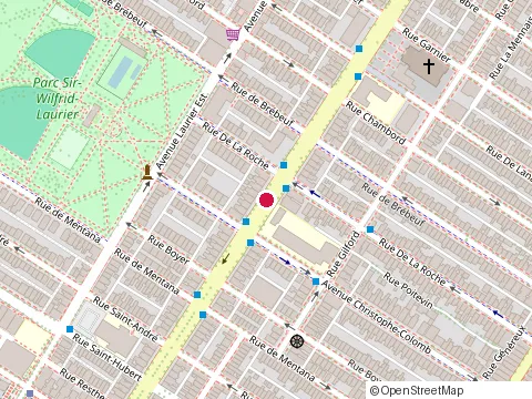 Location of Jean-Francois Derome at 1160 boulevard Saint-Joseph E, Montréal