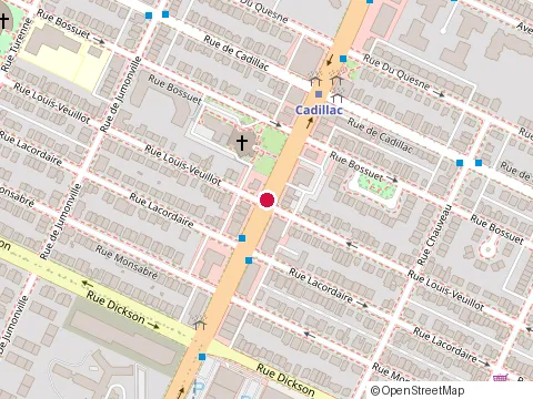 Location of Jean-Louis Landry Avocat at 5825 Rue Sherbrooke E, Montréal