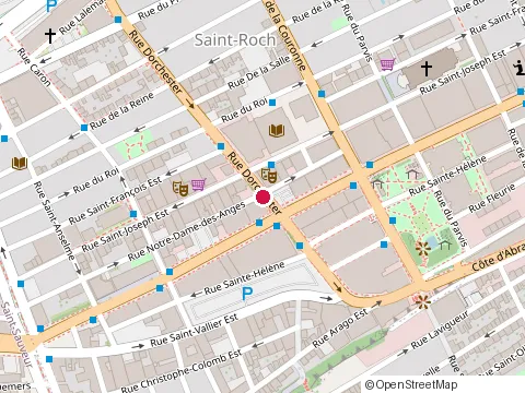 Location of Jjacques at 341 Rue Notre-Dame-des-Anges, Québec