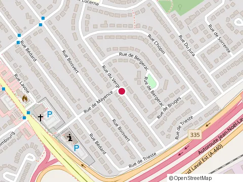 Location of Jmd Inc at 1598 Rue du Verger, Laval