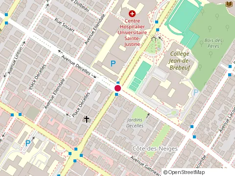 Location of Junimea Romana Din Montreal at 5625 Avenue Decelles, Montréal