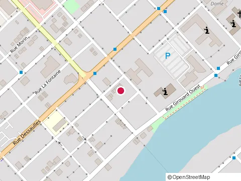 Location of Justin Viens Architecture at 2684 Rue Nichols, Saint-Hyacinthe
