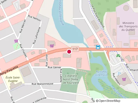 Location of Kaffé Krème at 594 Bd Albiny Paquette, Mont-Laurier
