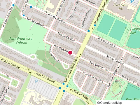Location of Karlrénove at 6205 Rue Bossuet, Montréal