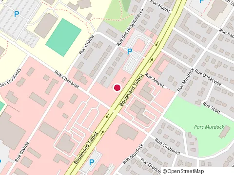 Location of Kfc at 774 boulevard Talbot, Chicoutimi