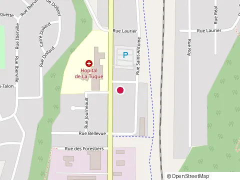 Location of Kfc at 936 boulevard Ducharme, La Tuque