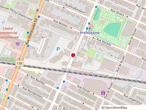 Location of Kfc at 3090 Rue Hochelaga, Montréal