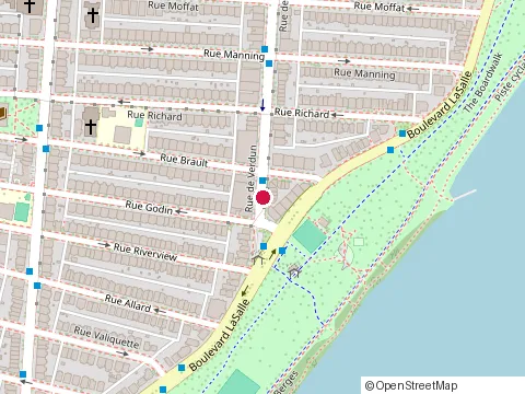 Location of Kfc at 5998 avenue Verdun, Verdun