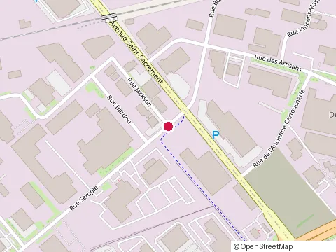 Location of l F Gestion Enr at 357 Rue Jackson # A, Québec