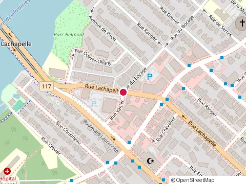 Location of l-Évation at 12366 Rue Lachapelle, Montréal