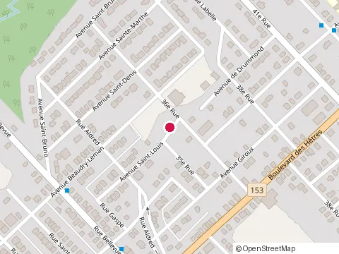 Location of l'Élite du Revêtement Inc at 2152 36E Rue, Shawinigan