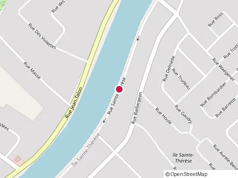 Location of l'Escale at 1560 boulevard Baillargeon, Saint-Luc