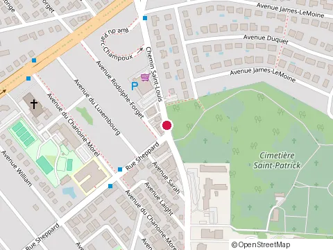 Location of l'Ilot Pizzas Inc at 1660 chemin Saint-Louis, Sillery