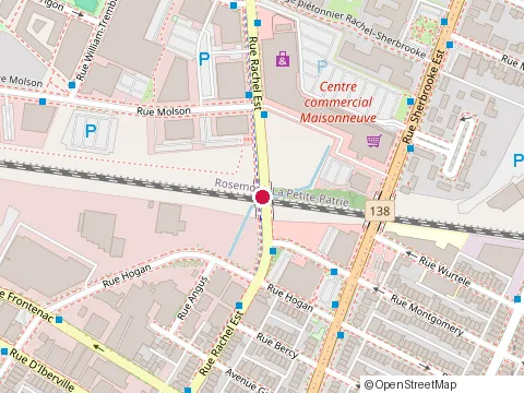 Location of la Banquise at 994 Rue Rachel E, Montréal