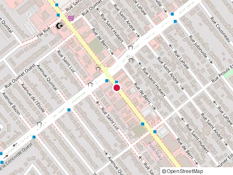 Location of la Belle Province at 545 boulevard des Laurentides, Laval