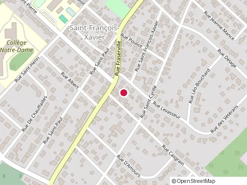 Location of la Biscoteuse at 13 Rue Casgrain, Rivière-du-Loup