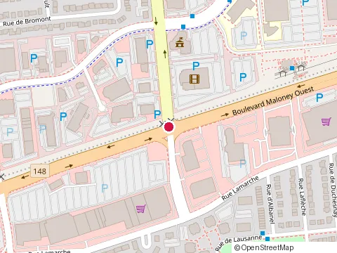 Location of la Boite E  Pizza at 9-120 Boul de l'Hopital, Gatineau