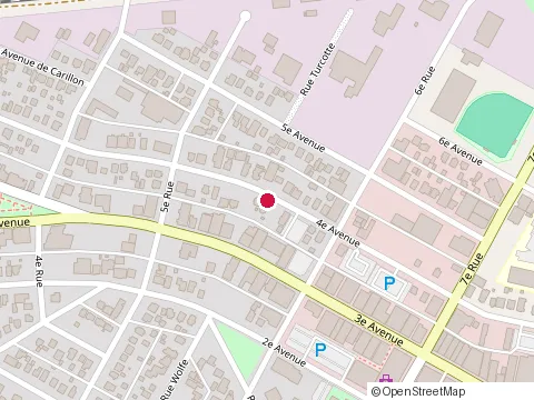 Location of la Cabane at 996 3E Avenue, Val-d'Or