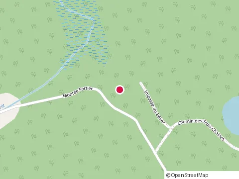 Location of la Cabane À Tuque at 370 Mnt Fortier, Mont-Tremblant