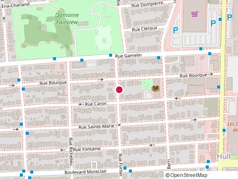 Location of la Clinique du Kiné at 74 Rue Fortier, Gatineau