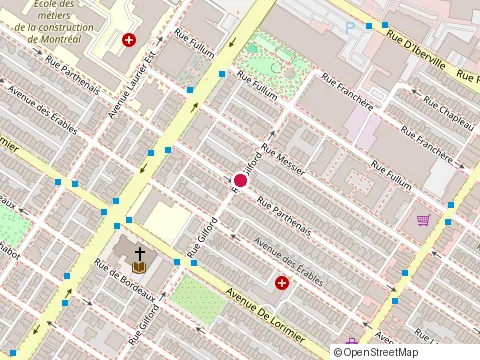 Location of la Distributrice de Films at 4760 Rue Parthenais, Montréal