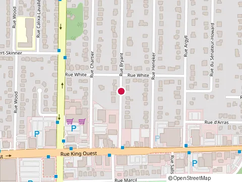 Location of la Liégeoise at 25 Rue Bryant, Sherbrooke