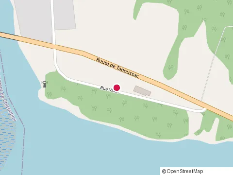 Location of la Maison Coupée en Deux at 251 Rue du Saguenay, Saint-Fulgence