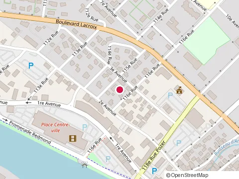 Location of la Maison des Ôtres at 11525 2E Ave, Saint-Georges