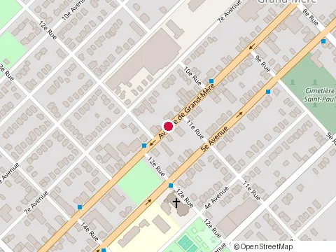 Location of la Mie de Grand-Mère at 1169 Avenue de Grand-Mère, Shawinigan