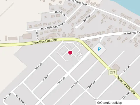 Location of la Poutine d'Or at 960 Bd Dionne, Saint-Georges
