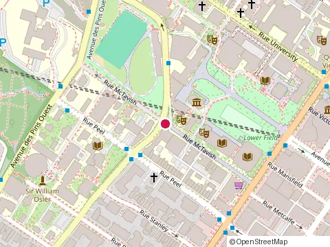 Location of la Prep at 3480 Rue Mctavish, Montréal