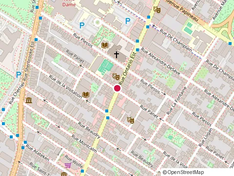Location of la Sams at 1908 Rue Panet Bureau 305, Montréal