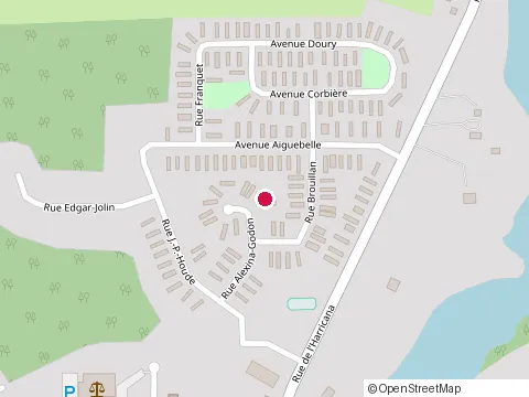 Location of la Société d'Entreprises Générales Pajula Ltée at 111 Rue des Artisans, Amos