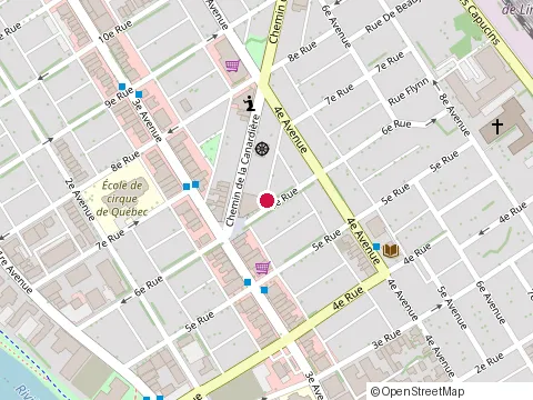 Location of la Swing Ambassade Limoilou at 320 Chem. de la Canardière, Québec