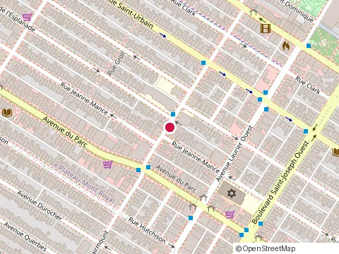 Location of la Tamalera at 226 avenue Fairmount O, Montréal