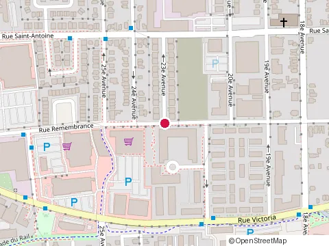 Location of Lachine Arena Pizza at 595 23E Ave, Lachine