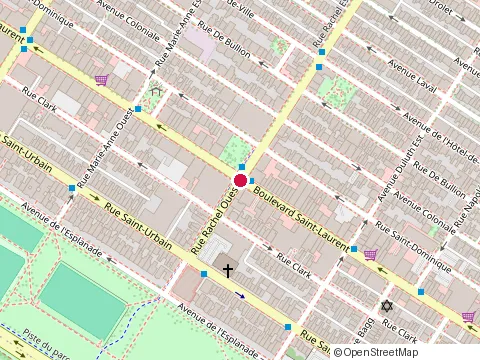 Location of Laika at 4040  boulevard Saint-Laurent, Montréal