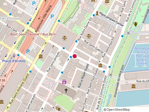 Location of Lamarre Perron Lambert Vincent at 480 boulevard Saint-Laurent # 200, Montréal