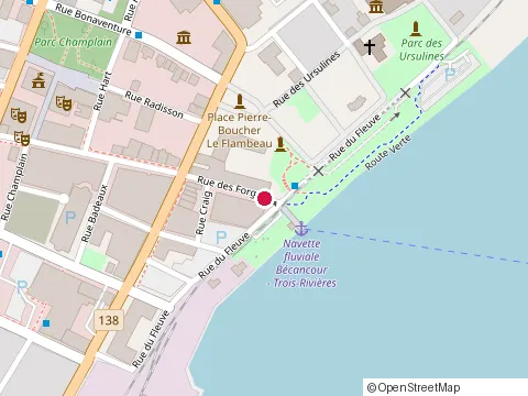 Location of Lambert Therrien Avocats at 25 Rue des Forges Bureau 410, Trois-Rivières
