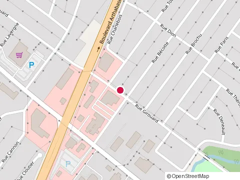 Location of Lamontagne at 59 Rue Girouard, Victoriaville
