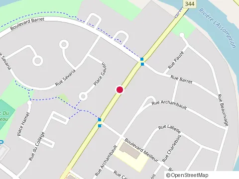 Location of Lao-Thai at 645 boulevard l'Ange-Gardien, L'Assomption