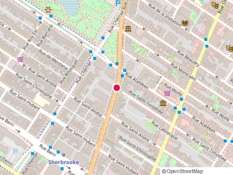 Location of Latraverse Avocats Inc. at 1510-1010 Rue Sherbrooke O, Montréal
