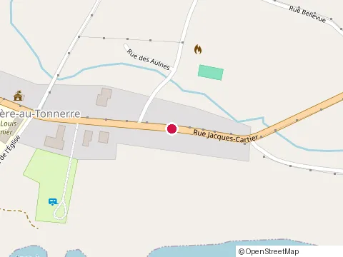 Location of Laurette Lebrun Restaurant at 416 Jacques Cartier, Rivière-au-Tonnerre