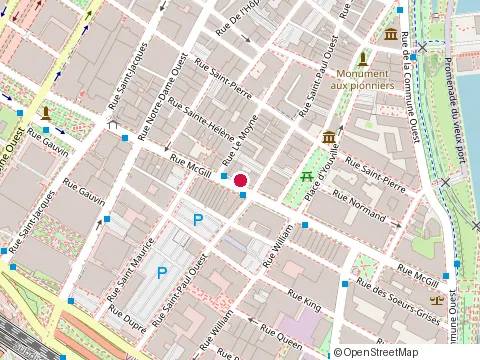Location of Law Offices Of Anabela Dias Cosme at 407 Rue Mcgill, Montréal